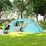 4-6 Man Family Tent, 2 Bedrooms, Living Room | Blue