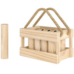 Molkky Wooden Skittles Game With Carrying Box