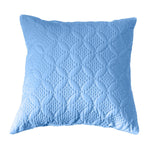 Ultrasonic Quilted Embossed Cushion Cover | 40cm x 40cm | Blue
