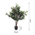 Artificial Olive Tree Decorative Plant In Planter | 120cm
