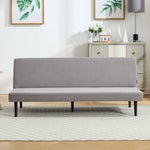 Modern Fabric Sofa Bed With Folding Design – Convertible, Compact & Stylish | Grey