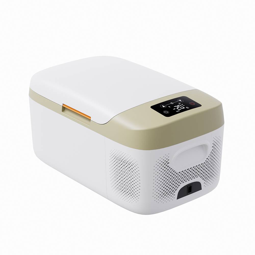 16l / 23l Car Refrigerator Portable Compressor Car Fridge Freezer Electric Cooler Box With 12/24v Dc Down To -20℃ | Small | Green