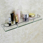 40cm Shelf Tempered Glass 6mm Thick Storage Organizer Wall Mounted Bathroom