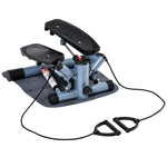 Stepper Machine With Resistance Bands And Cushion Mat | Black