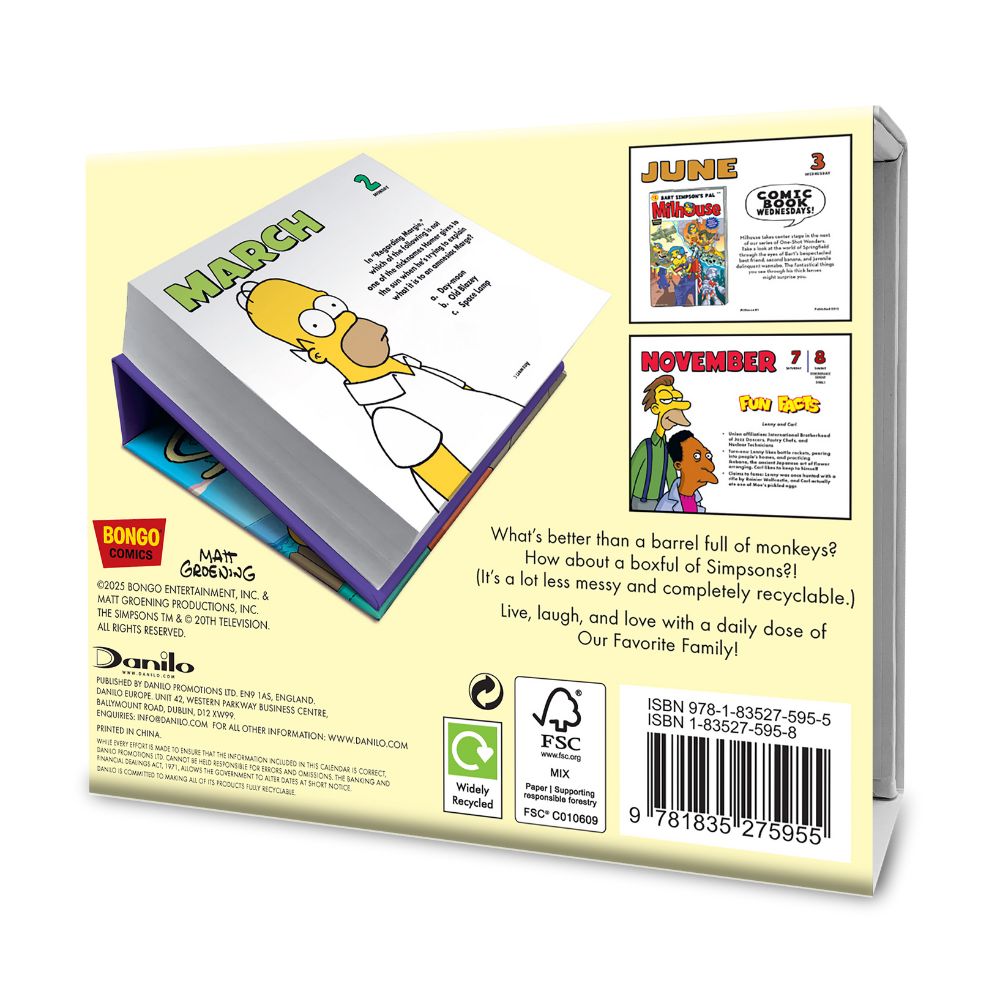 2026 Desk Block Calendar Official Product