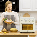 20l Mini Oven With Adjustable Temperature 60 Min Time | One Size | Cream