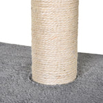 Cat Activity Tree With Condo Sisal-covered Scratching Posts For Climbing