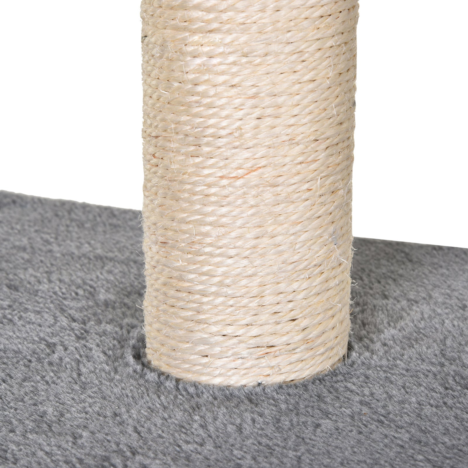 Cat Activity Tree With Condo Sisal-covered Scratching Posts For Climbing