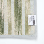 Stripe Cotton Bath Mat | 50 x 80cm | Green
