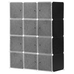 Diy Wardrobe Portable Interlocking Plastic Modular Closet