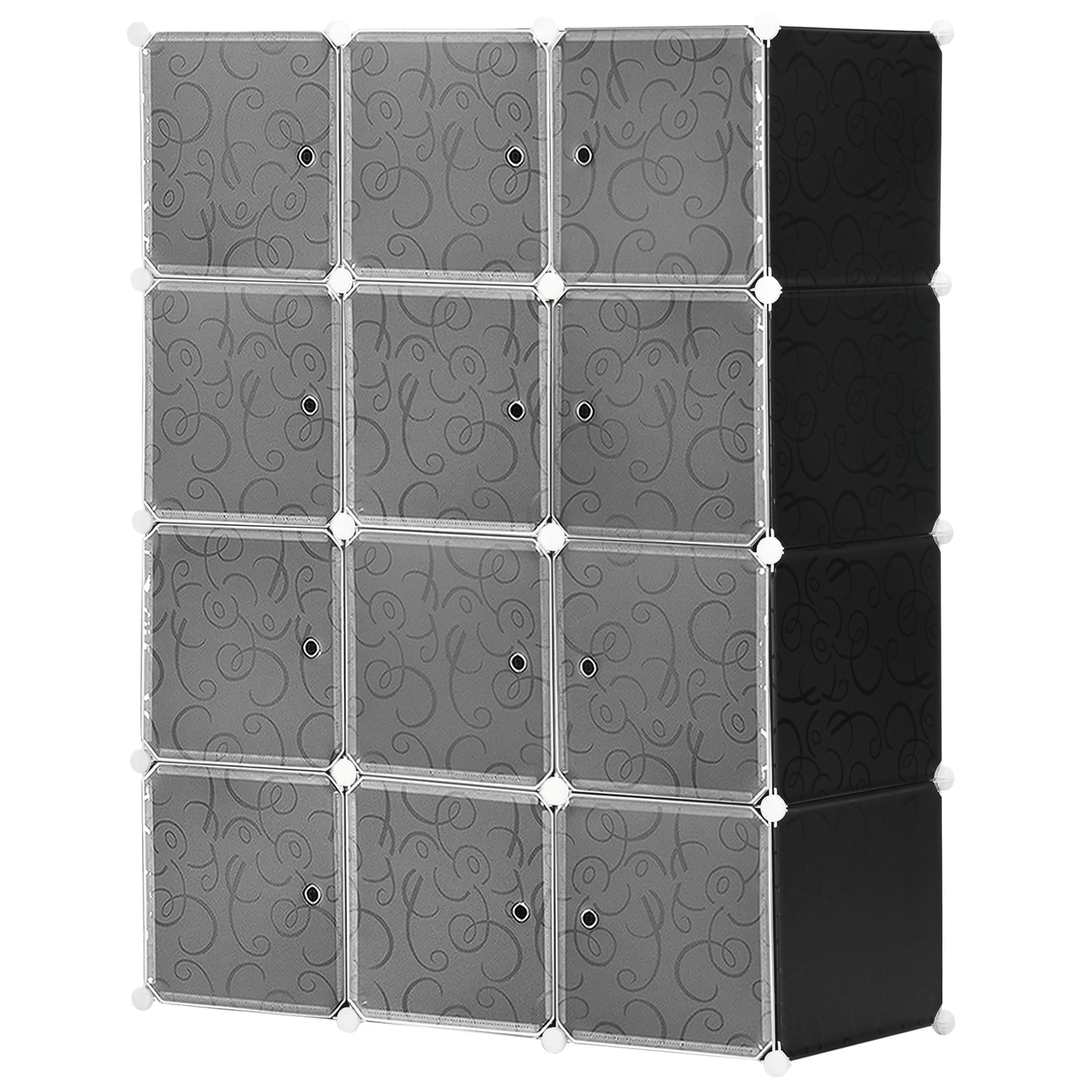 Diy Wardrobe Portable Interlocking Plastic Modular Closet