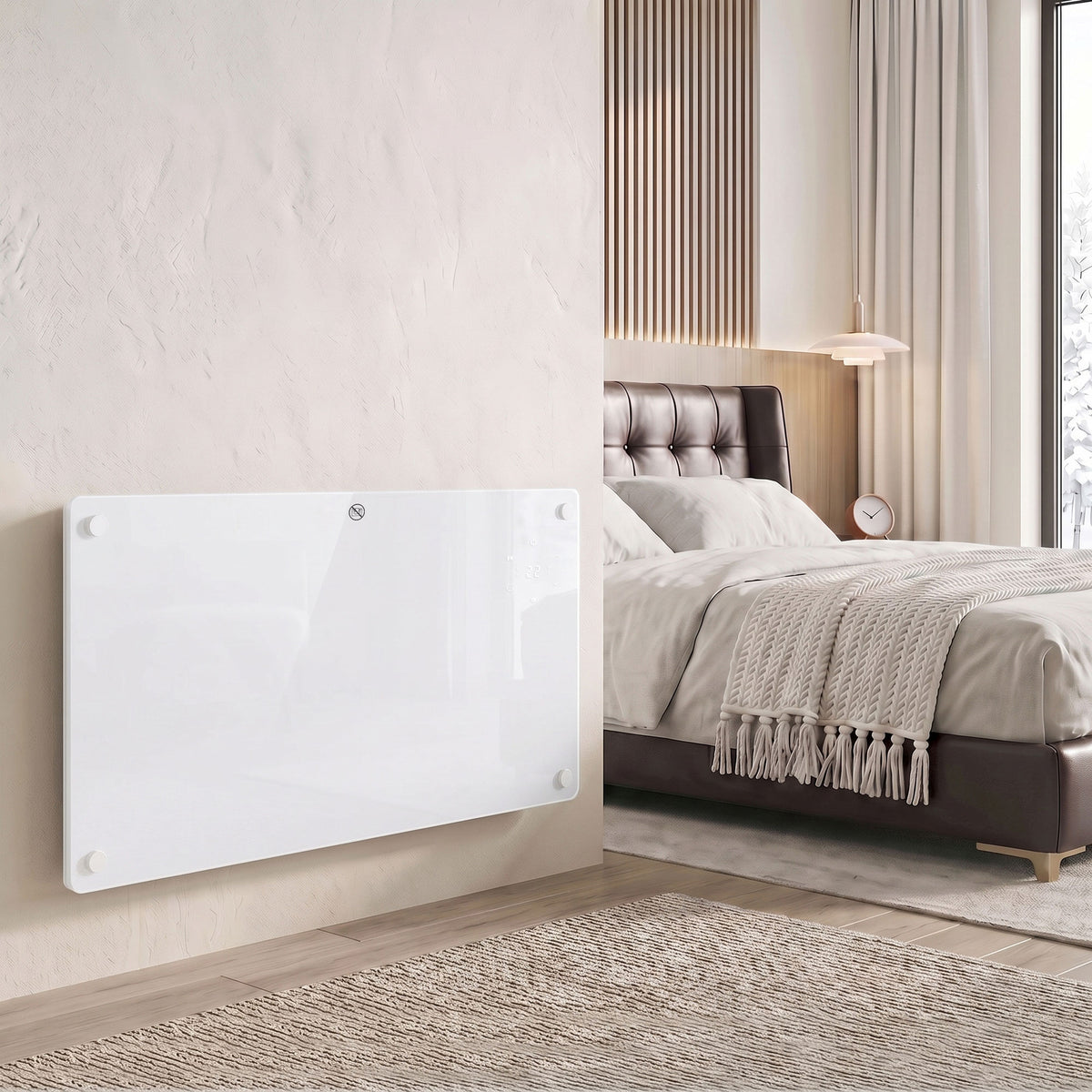 1500w Electric Space Heater Radiator Wifi Smart App | White