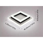 Bath Plus TB+ Modern 30w Led Square Ceiling Light