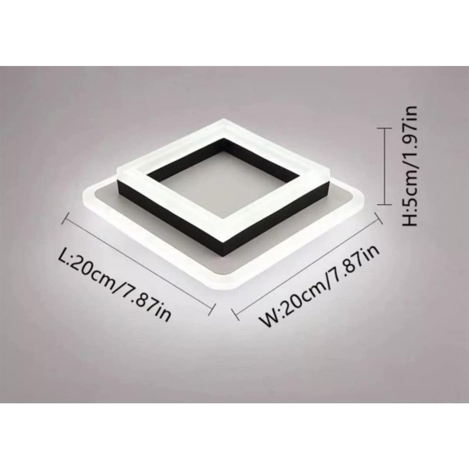 Bath Plus TB+ Modern 30w Led Square Ceiling Light