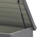 350l Metal Outdoor Garden Storage Box Lockable Weatherproof Organizer