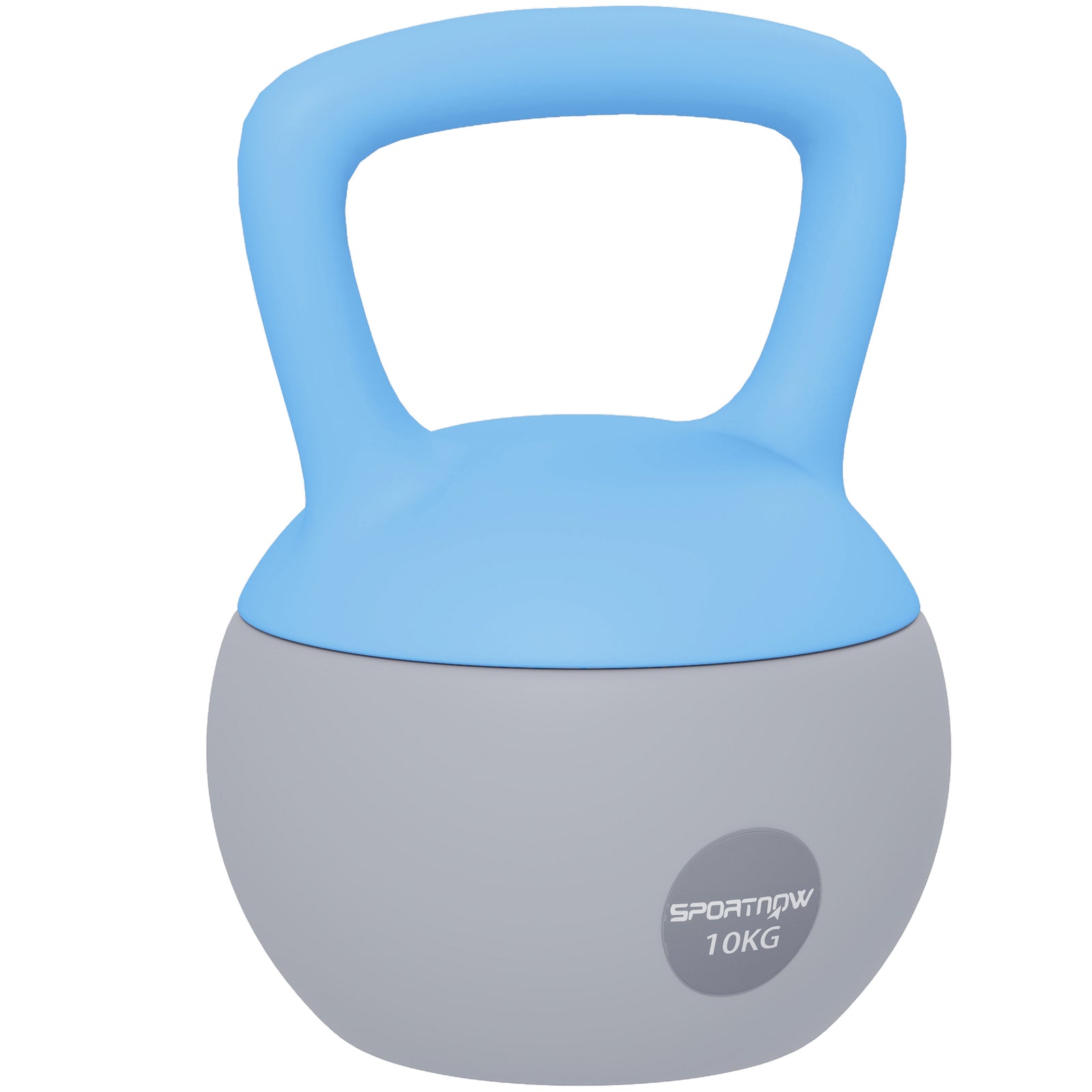 Kettlebell W/ Soft Body, Non-slip Handle | 10kg | Light Blue