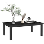 Aluminium Outdoor Coffee Table Patio Table | Black