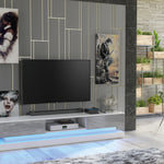 Bloom Tv Unit 180cm With Led Lights | Grey