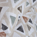 Toca Bermuda Cotton Printed Duvet Cover Set | Super King | Natural