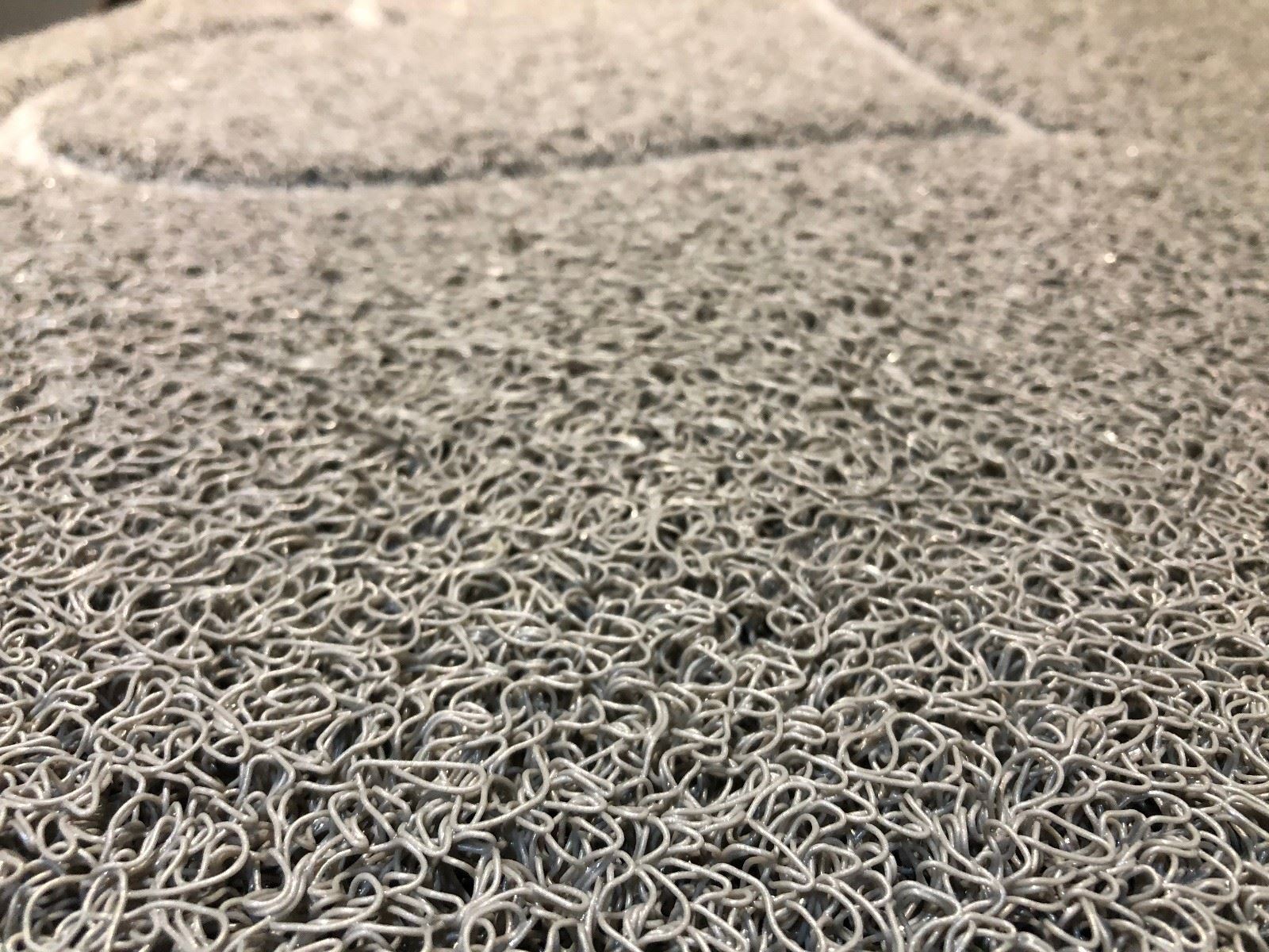Heart Embossed Doormat | Small | Grey