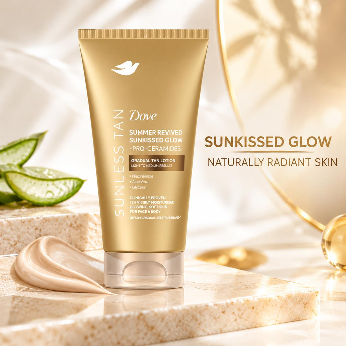 Summer Revived Tanning Lotion, Light To Medium Sunkissed Glow