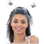 Silver Metallic Ball Bopper Headband