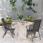 2pcs Folding Chair W/ Breathable Mesh Back And Seat