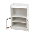 Breeins Wooden Sideboard Storage Cabinet With Microwave Counter
