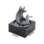 Tabletop Resin Water Fountain With Led Light