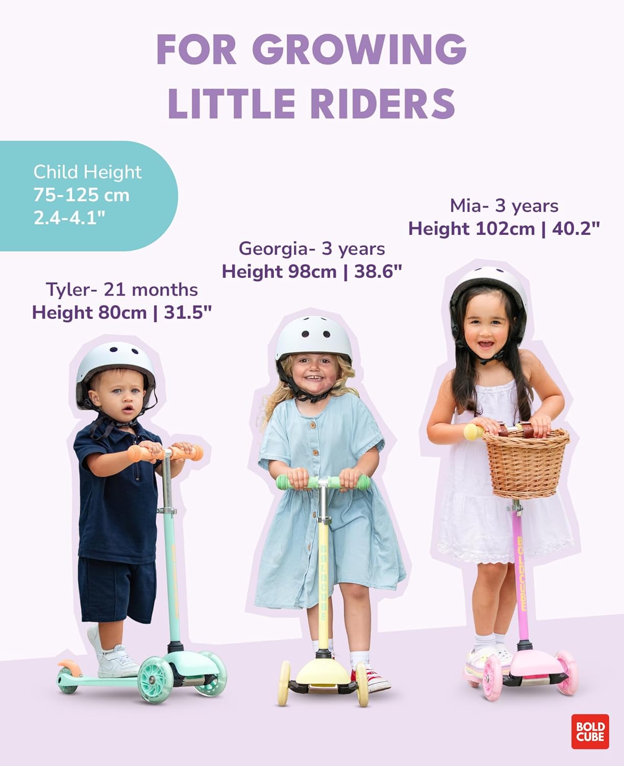 Teeny 3 Wheel Scooter | Lilac