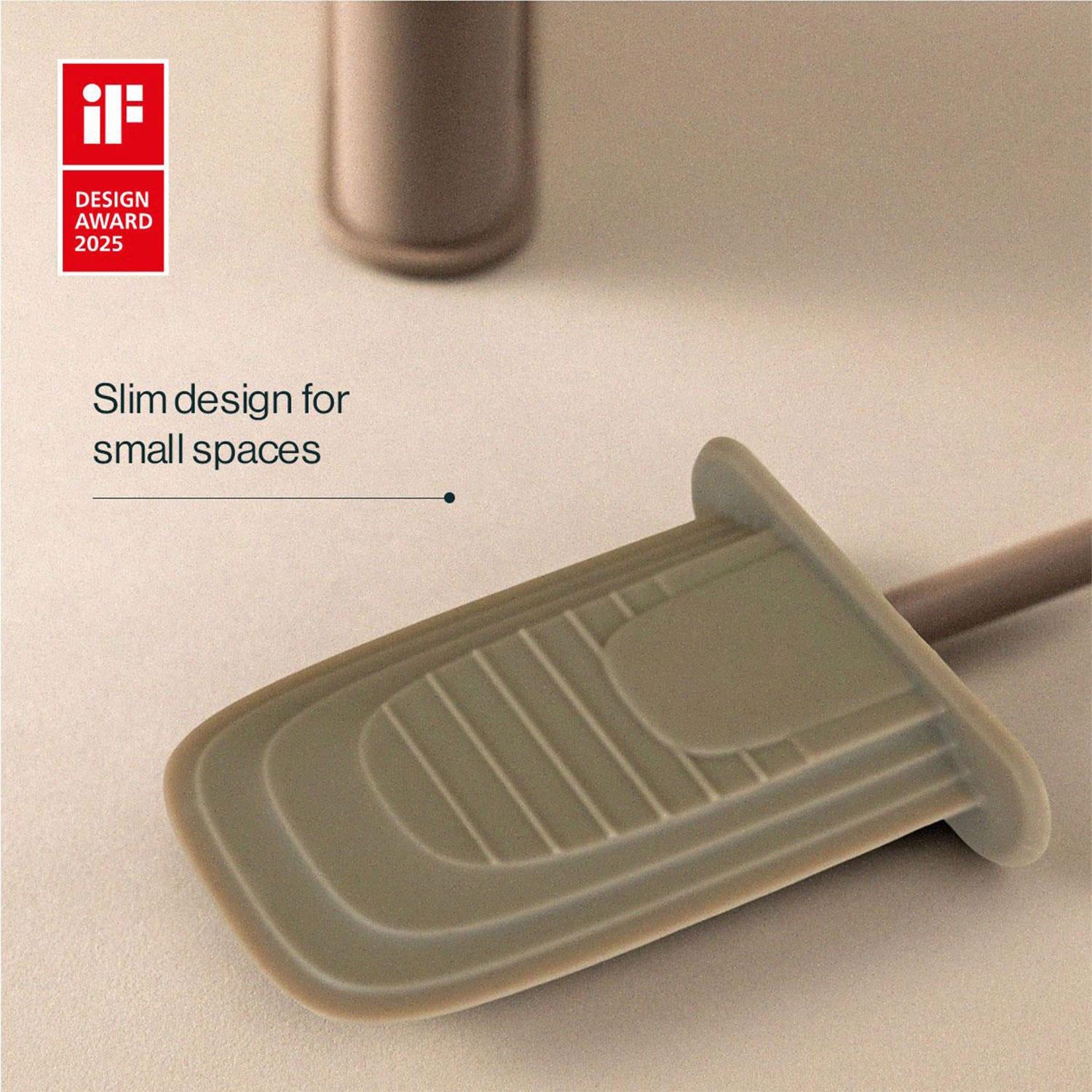 Silicone Toilet Brush Floor Or Self-adhesive Flat Collection | Copper