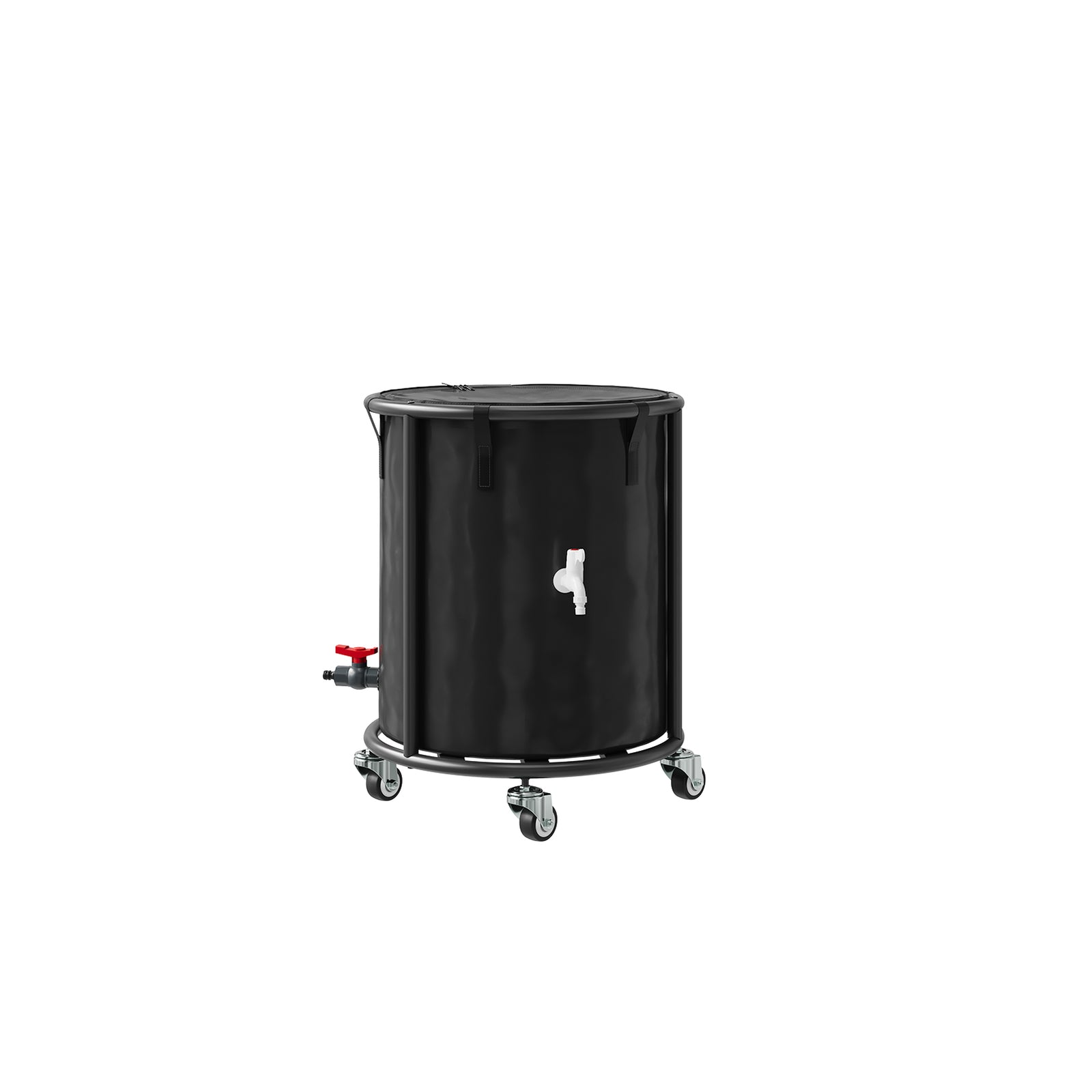 Portable Rain Barrel With Castors | 114l