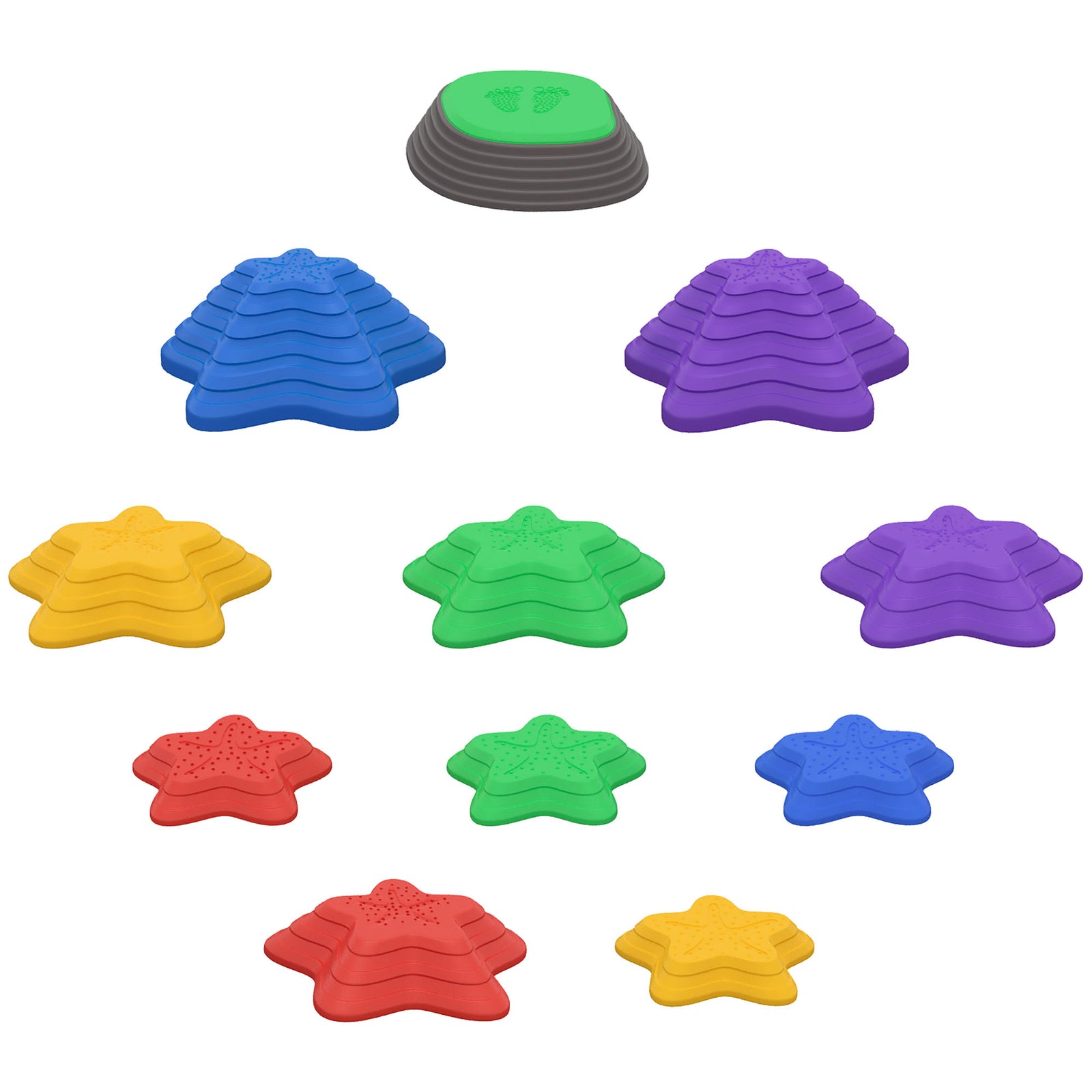 Kids Stepping Stones, 11 Pieces Balance River Stones For Obstacle Course