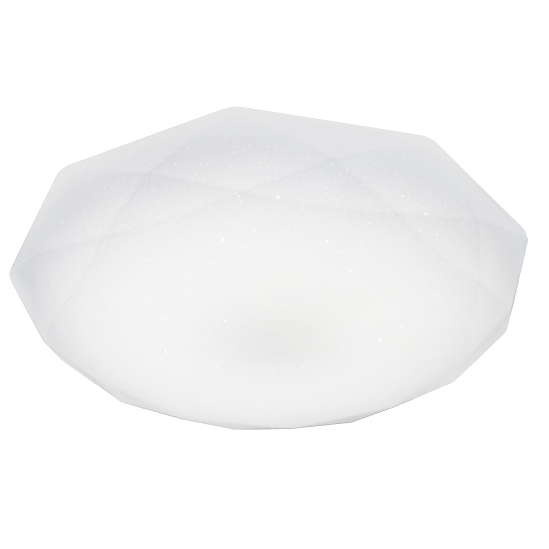Hex Ceiling Lamp A Highly Efficient Modern Ceiling Lamp With Low Energy Led Light Source Included | 26cm | White