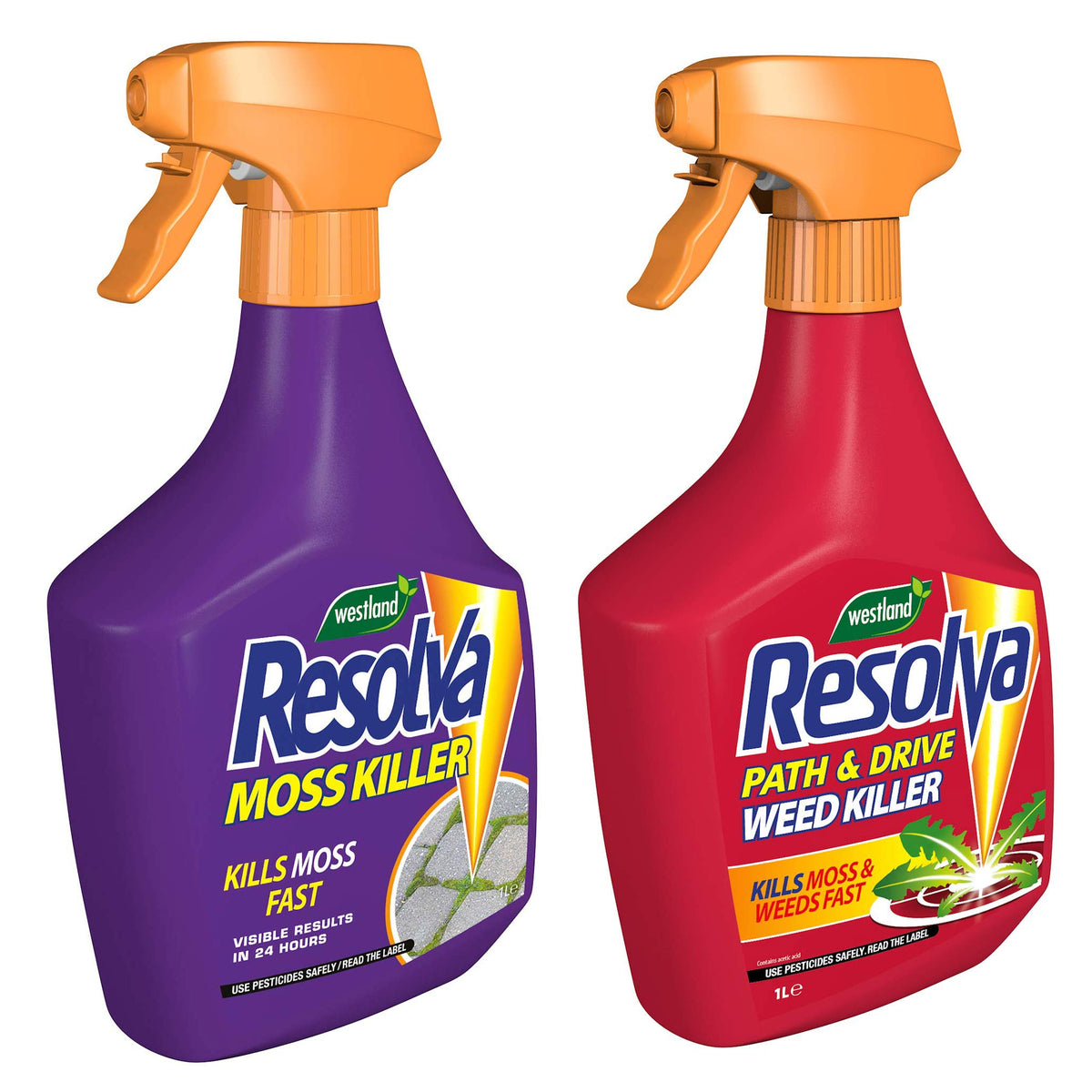 Moss Killer & Path And Drive Weed Killer | Set of 2