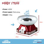 Wicked Gizmos Retro Candy Floss Maker Cotton Candy Machine With Accessories