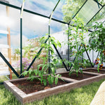Polycarbonate Greenhouse W/ Sliding Door & Vent