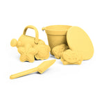 5 Piece Silicone Beach Toy Bundle | Yellow