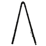 .2m Extendable Aluminium Ladder, 10 Steps, Black