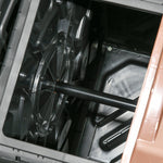 Dual Chamber Compost Bin, 130l, Dark Brown