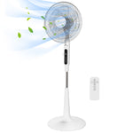 HOMCOM Standing Fan With 75 Degree Oscillation Mosquito Repellent Function