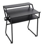 80cm W Gaming Desk With Cup Holder & Headphone Hook Sturdy Computer Table For Gamers
