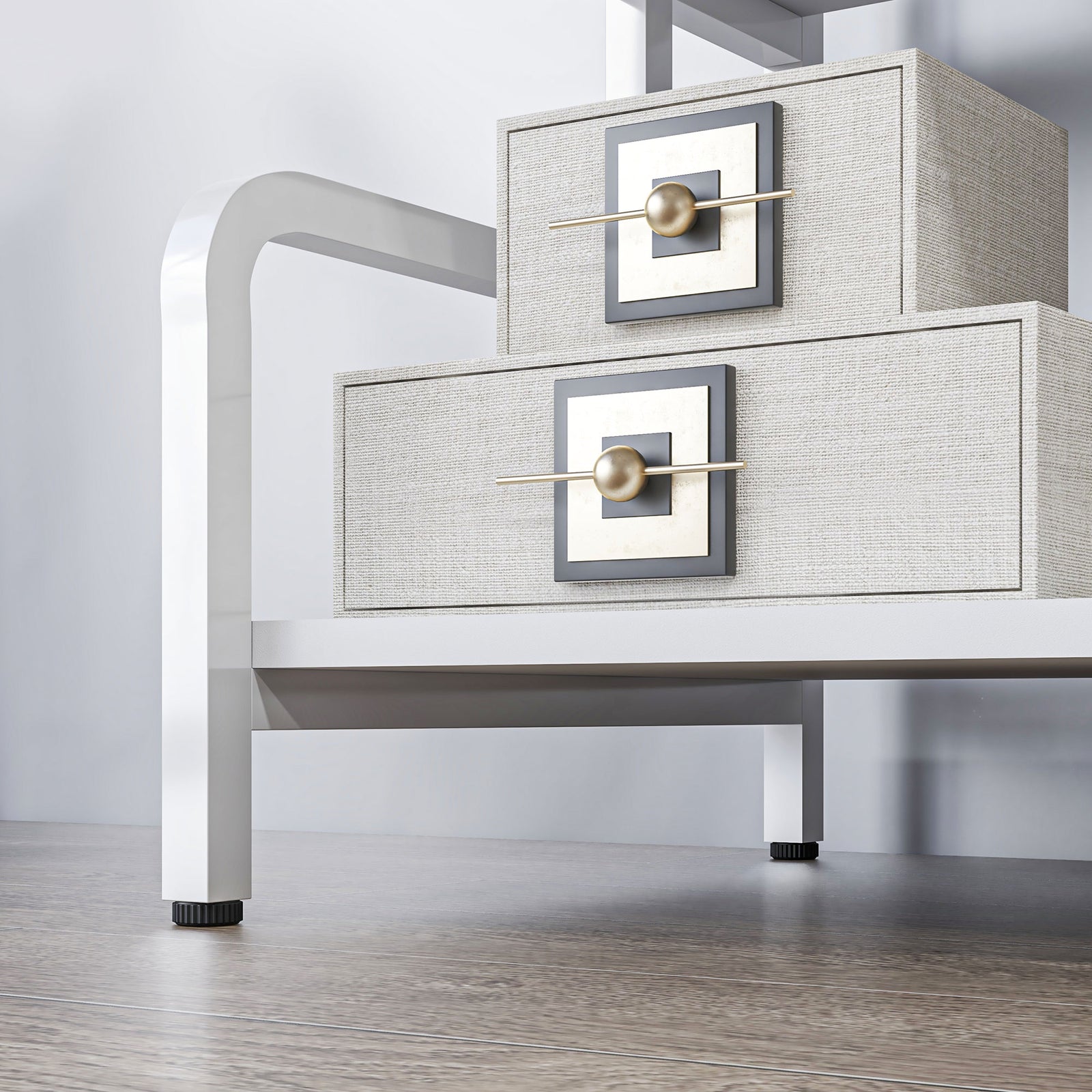 3-tier Storage Shelf Metal Shelves For Storage Home Office | One Size | White