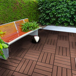 Polydeck Pvc Interlocking Decking Tiles - Brown | Set of 6 | Brown