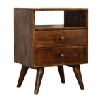 Solid Wood Classic Chestnut Bedside