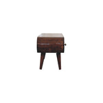 Artisan Furniture Solid Wood California Walnut Circular Tv Unit