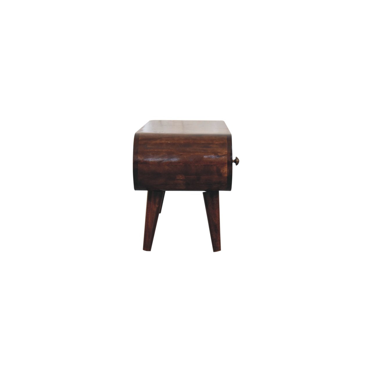 Artisan Furniture Solid Wood California Walnut Circular Tv Unit