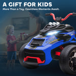 12v Kids Electric Ride On Car, Battery Powered Ride On Atv | Blue