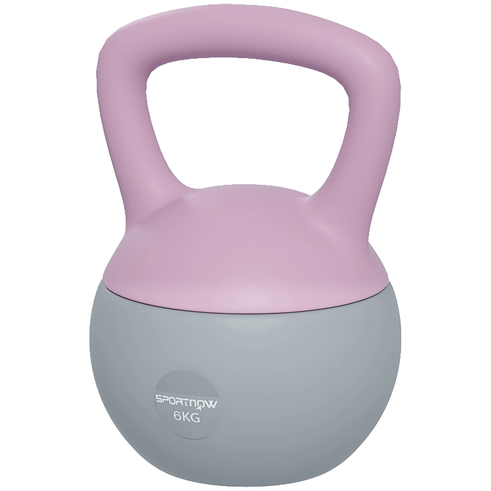 Soft Kettlebell, With Non-slip Handle,for Home Gym Strength | 6kg | Lilac