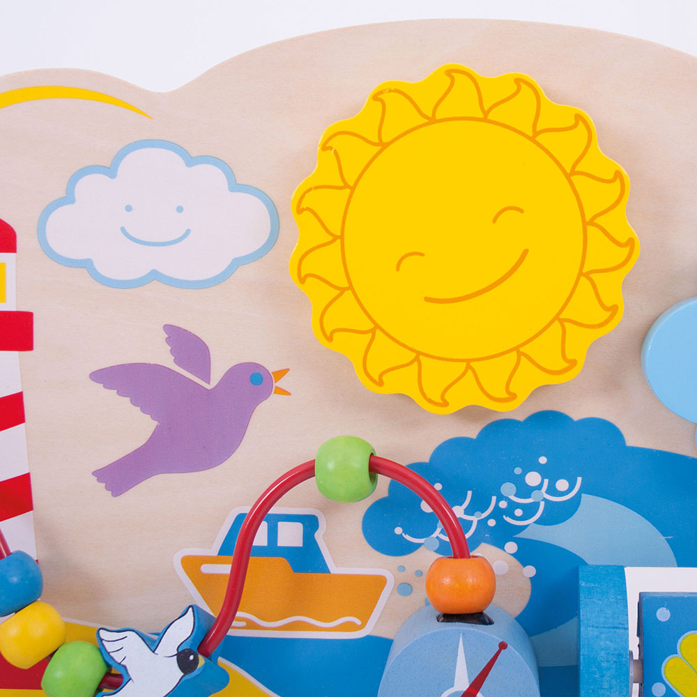 Wooden Marine Activity Centre, Can Be Attached To Cots